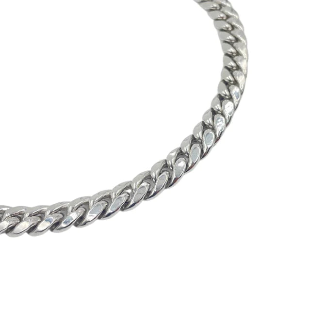 10K WHITE GOLD MIAMI CUBAN CHAIN 9.00MM 17"